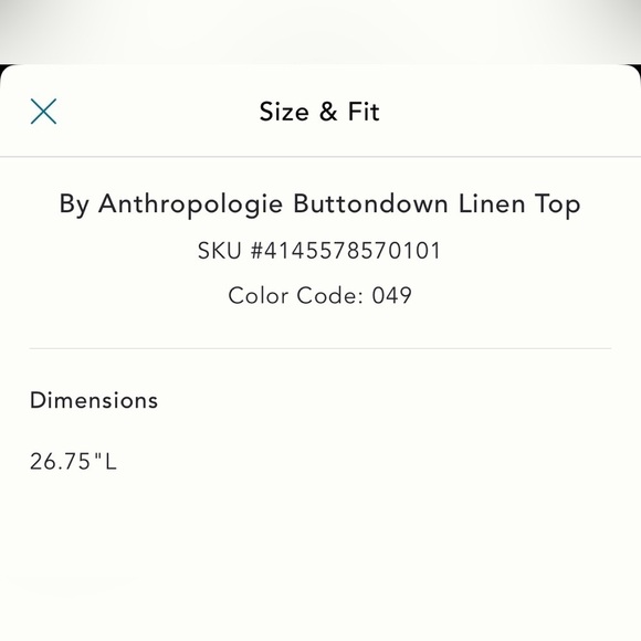 NWT new MEDIUM by Anthropologie button down linen shirt beach shell print tan - Picture 15 of 17